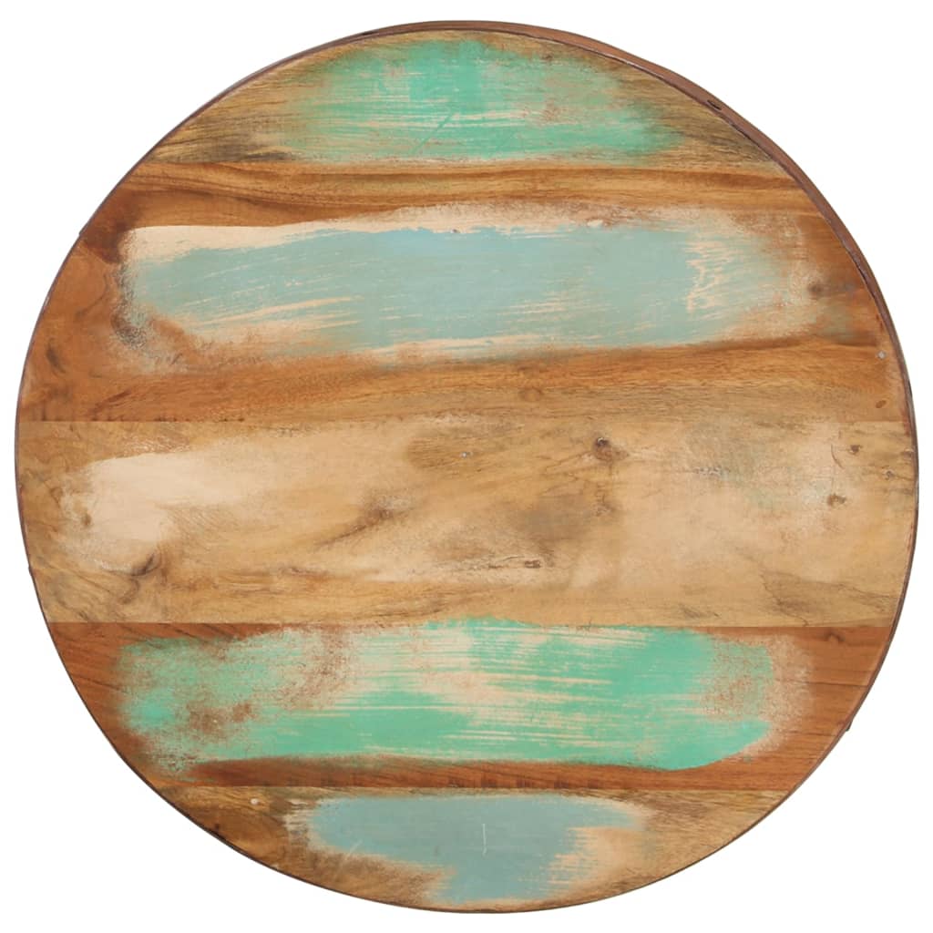 Bowl-shaped coffee tables 2 pcs reclaimed solid wood
