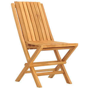 Folding chairs 4 pieces 47x47x89 cm solid teak