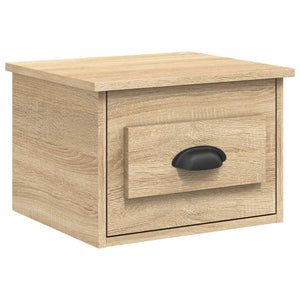 Wall-mounted bedside tables 2 pcs sonoma oak 41.5x36x28 cm