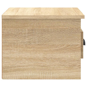 Wall-mounted bedside tables 2 pcs sonoma oak 41.5x36x28 cm