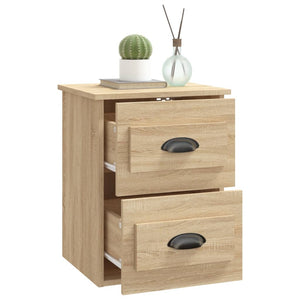 Wall-mounted bedside tables 2 pcs sonoma oak 41.5x36x53 cm