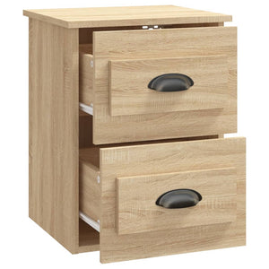 Wall-mounted bedside tables 2 pcs sonoma oak 41.5x36x53 cm