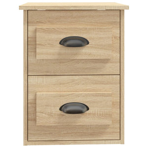 Wall-mounted bedside tables 2 pcs sonoma oak 41.5x36x53 cm
