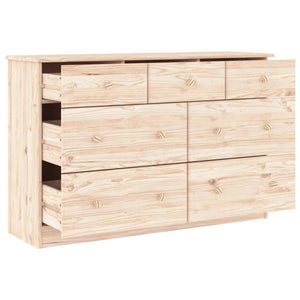 Chest of drawers ALTA 112x35x73 cm solid pine wood
