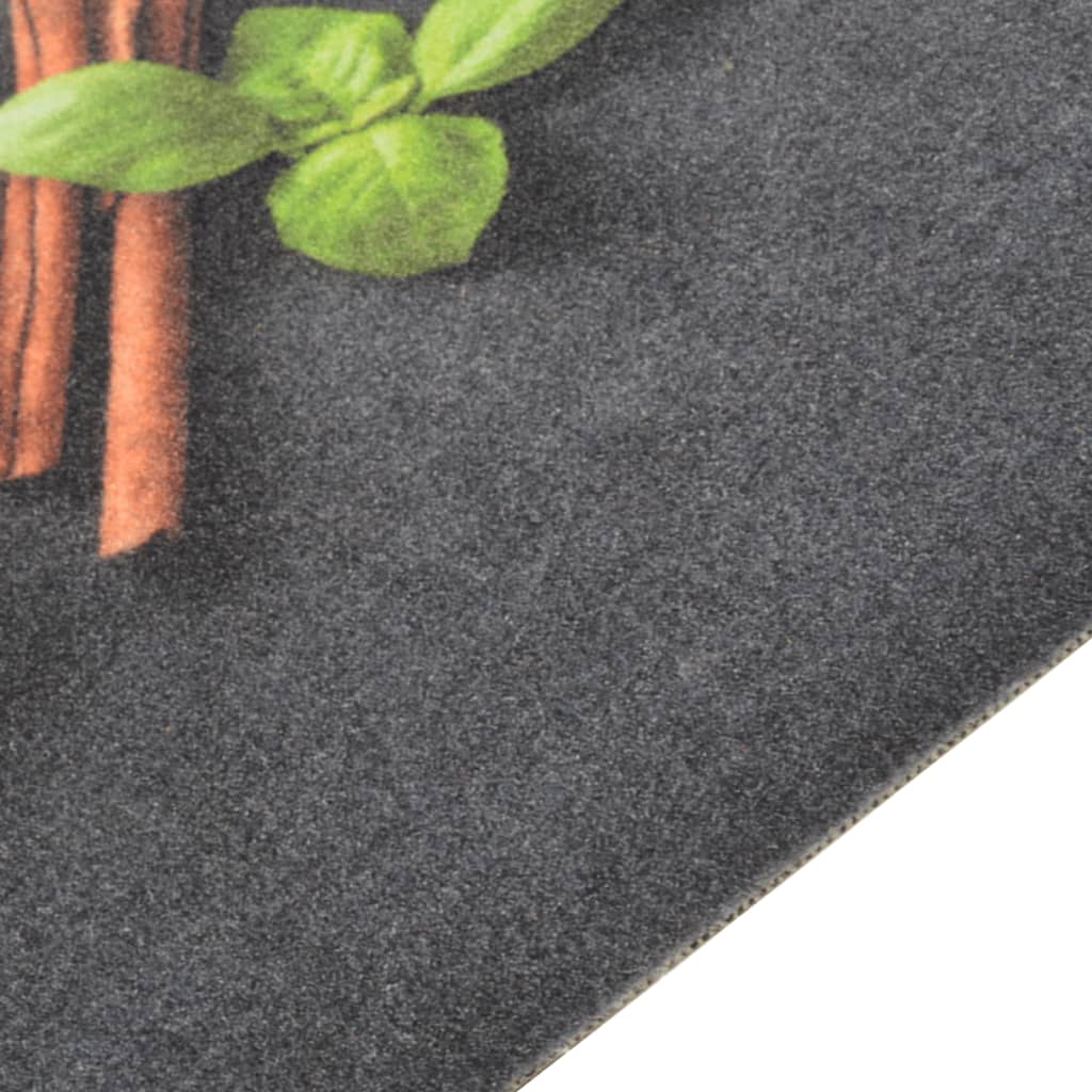 Kitchen rug washable spices 45x150 cm velvet