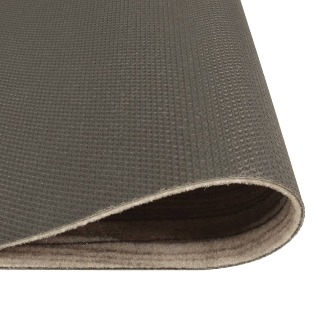 Kitchen rug washable Cooking grey 60x300 cm velvet