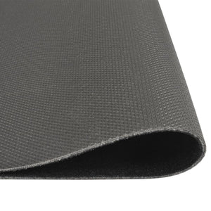 Kitchen rug washable Kitchen black 45x150 cm velvet