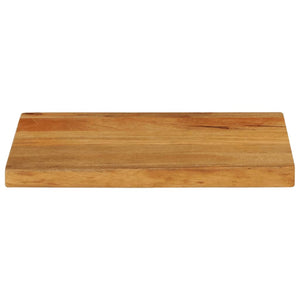 Table top with natural edge 50x20x2.5 cm solid mango wood