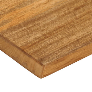 Table top with natural edge 50x20x2.5 cm solid mango wood