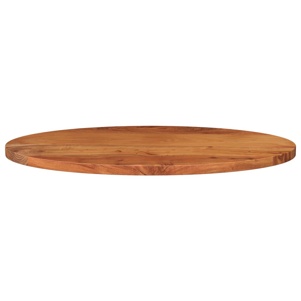 Bordplate 90x40x3,8 cm oval heltre akasie