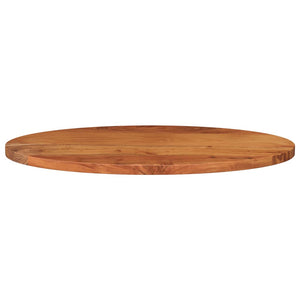 Bordplate 90x40x3,8 cm oval heltre akasie