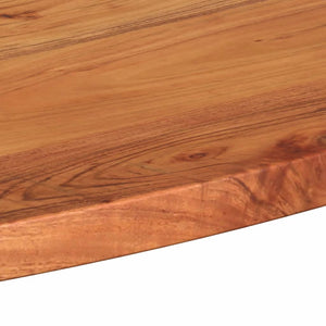Bordplate 90x40x3,8 cm oval heltre akasie