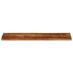 Table top 100x20x3.8 cm rectangular reclaimed solid wood