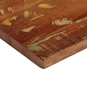 Table top 100x20x3.8 cm rectangular reclaimed solid wood