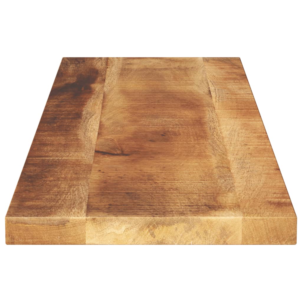 Bordplate 100x30x2,5 cm rektangulær grovt heltre mango