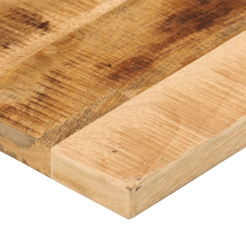 Bordplate 100x30x2,5 cm rektangulær grovt heltre mango