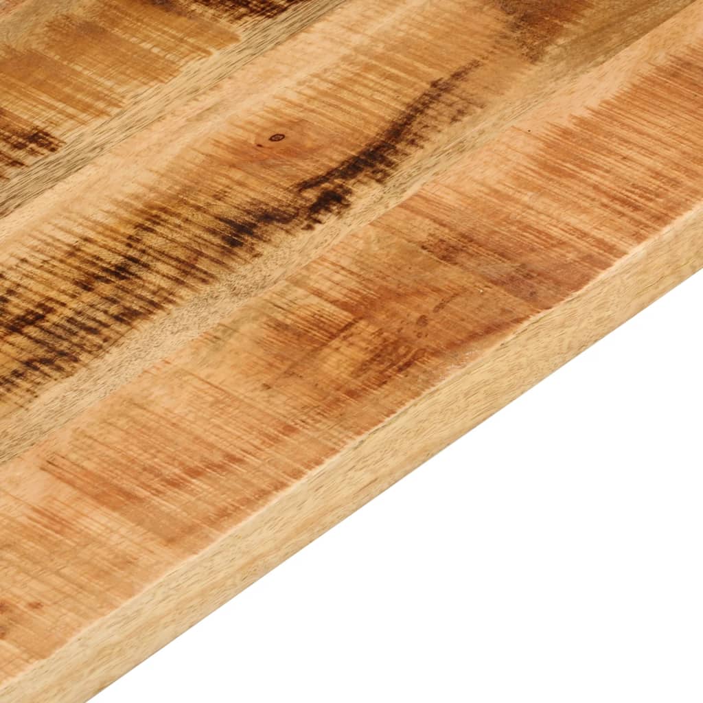Bordplate 100x30x2,5 cm rektangulær grovt heltre mango
