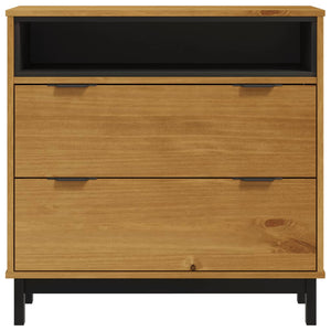 Chest of drawers FLAM 80x40x80 cm solid pine wood