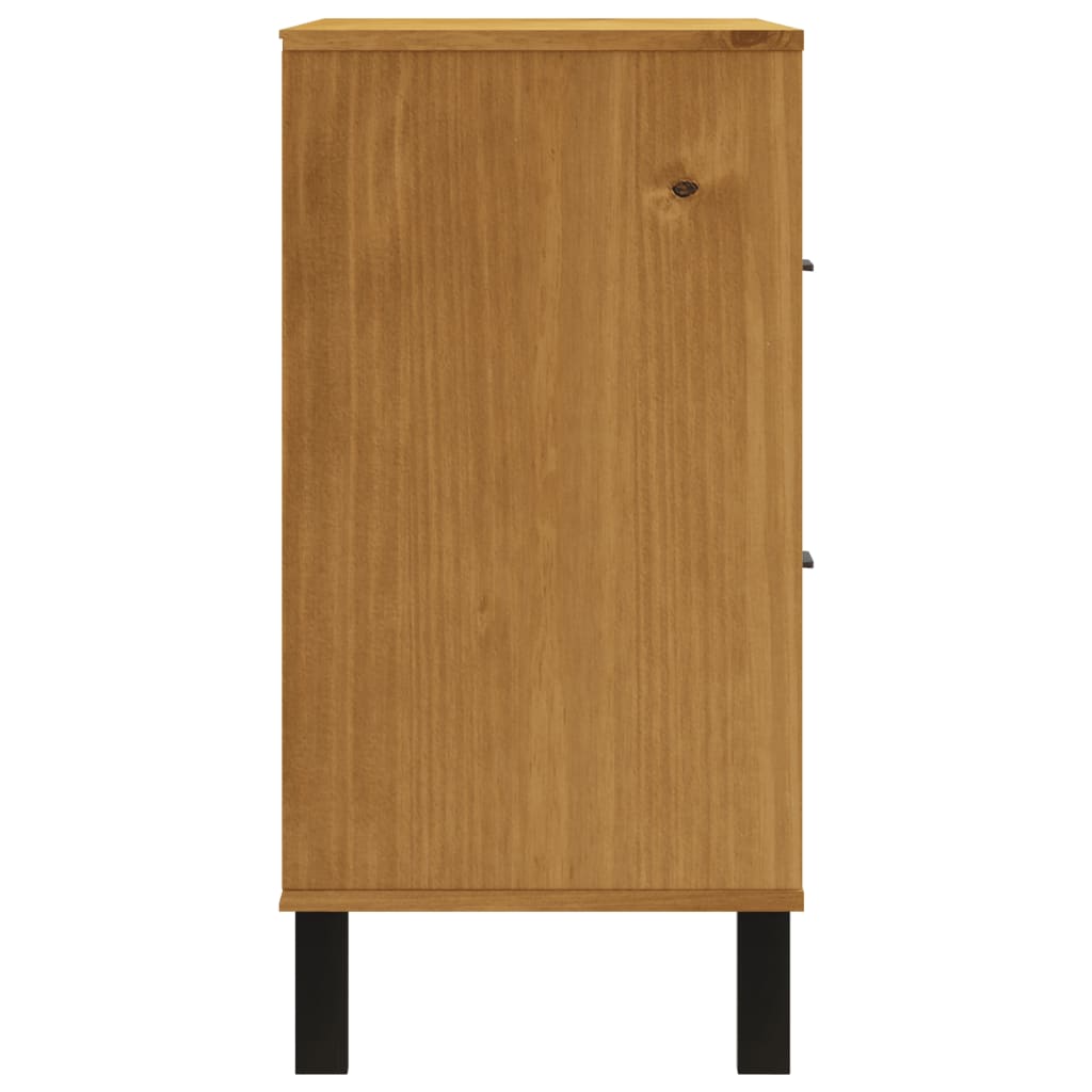 Chest of drawers FLAM 80x40x80 cm solid pine wood