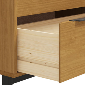 Chest of drawers FLAM 80x40x80 cm solid pine wood