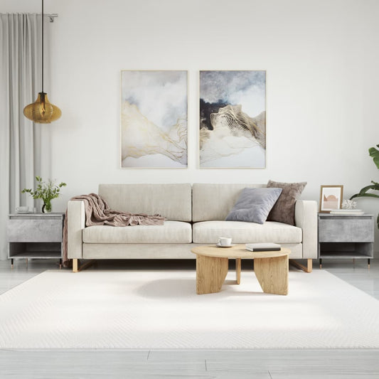 Coffee table 2 pcs concrete grey 50x46x50 cm engineered wood