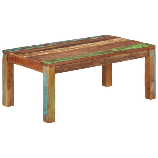 Coffee table 110x55x40 cm Solid reclaimed wood
