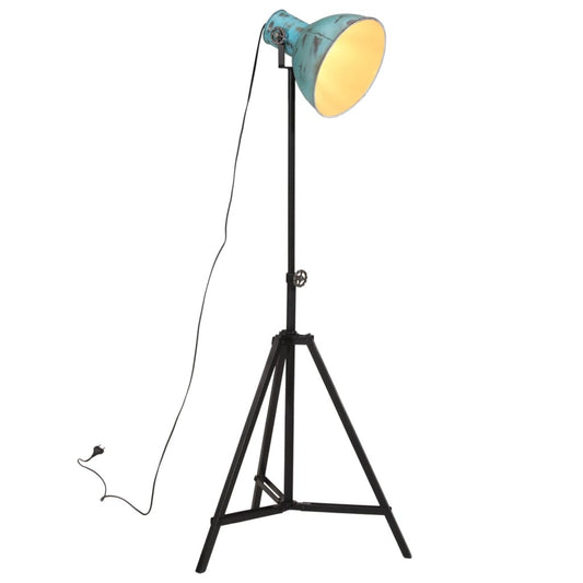 Floor lamp 25 W denim blue 61x61x90/150 cm E27