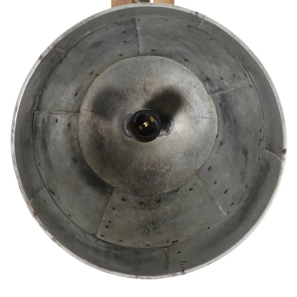 Ceiling lamp 25 W vintage silver 105x30x65-108 cm E27