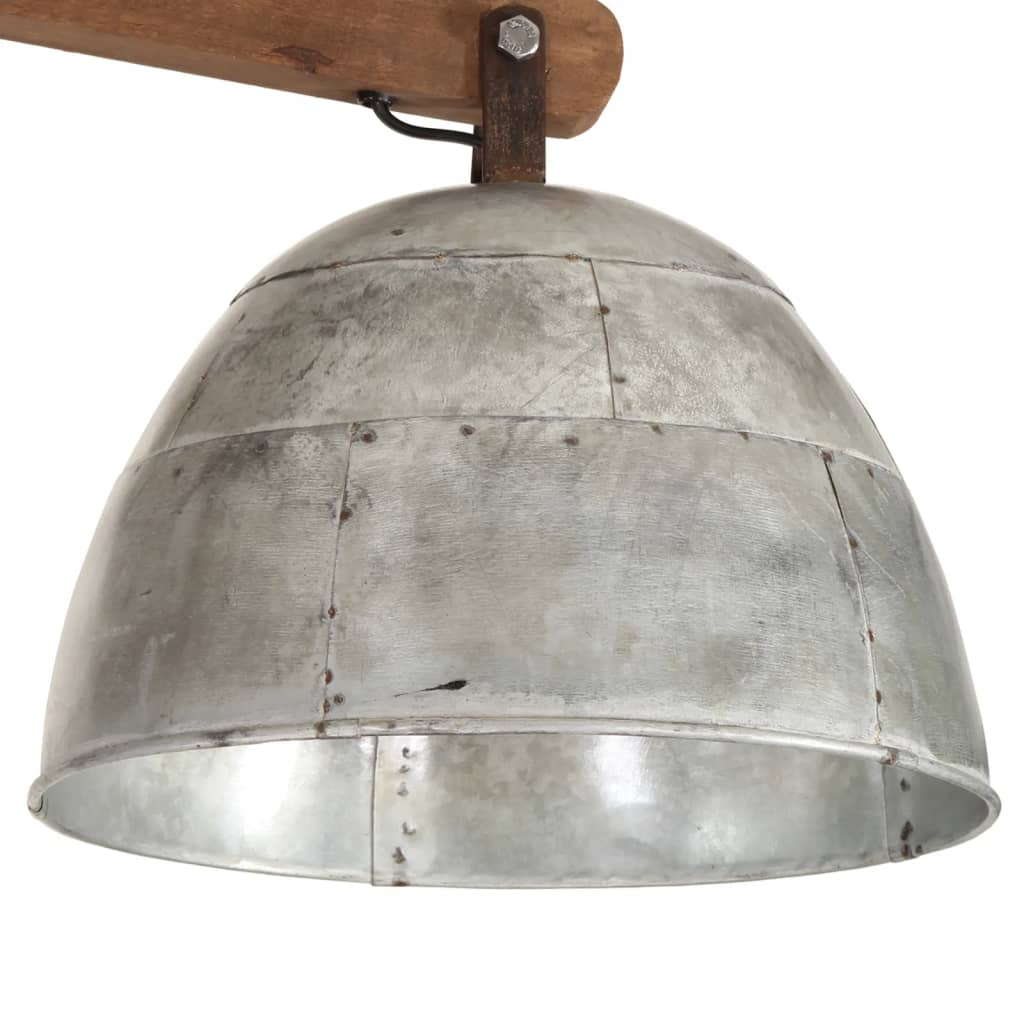 Ceiling lamp 25 W vintage silver 105x30x65-108 cm E27
