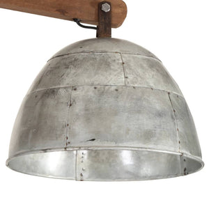 Ceiling lamp 25 W vintage silver 105x30x65-108 cm E27