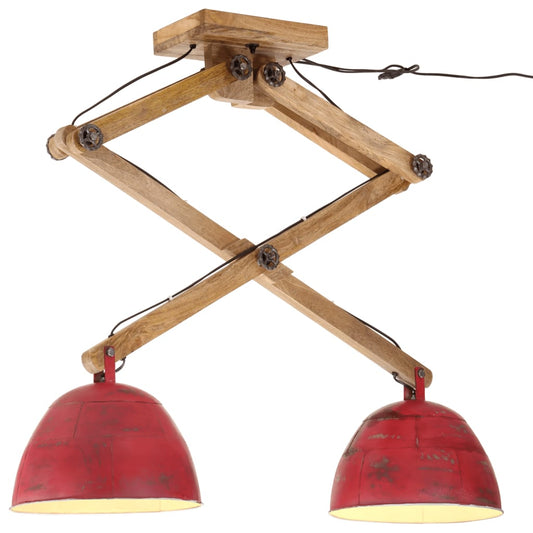 Ceiling lamp 25 W dark red 29x18x85 cm E27