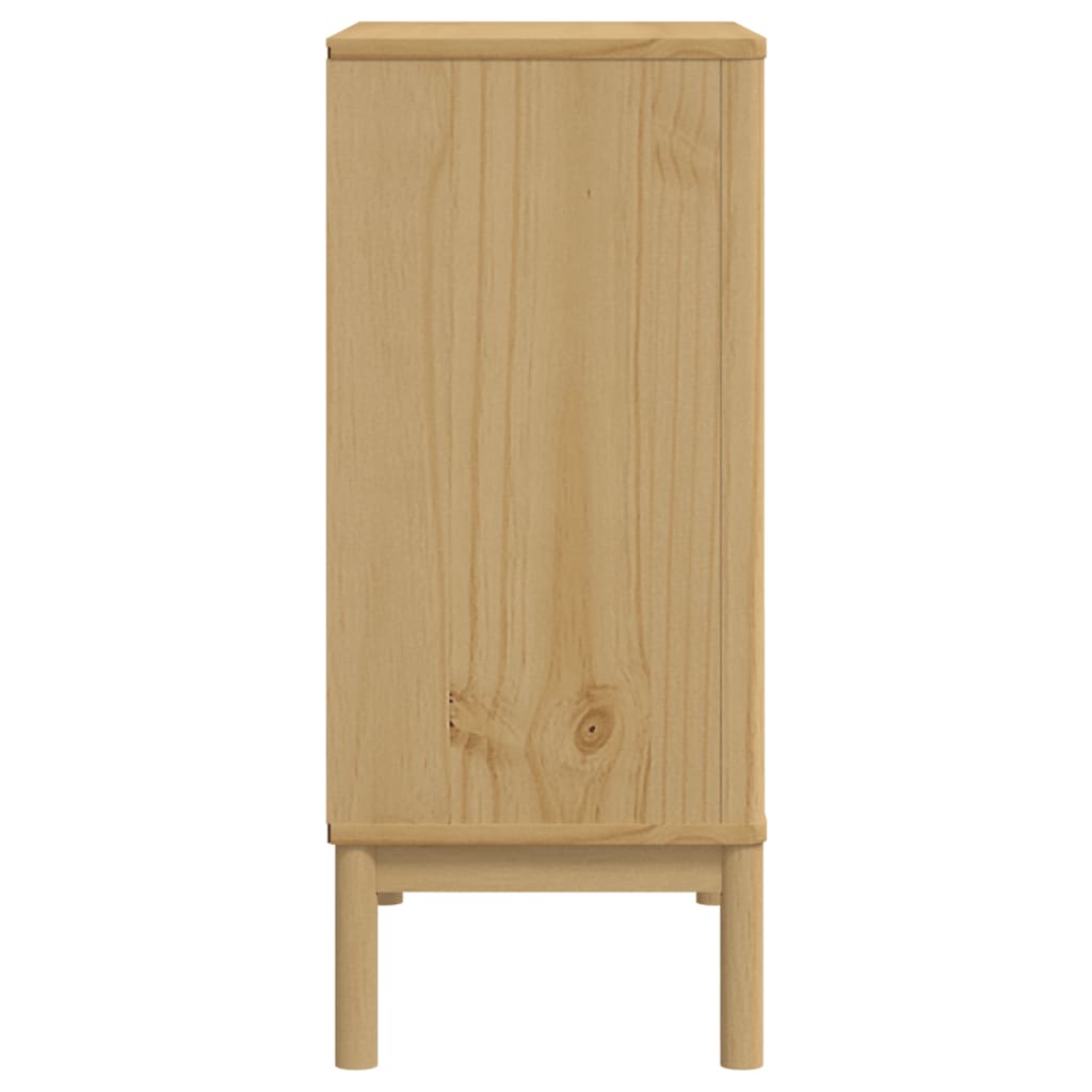 Chest of drawers FLORO wax brown solid pine