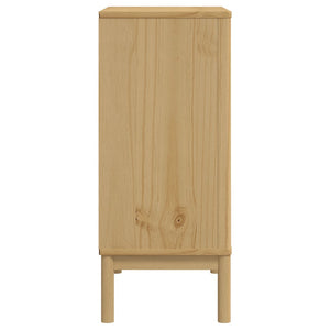 Chest of drawers FLORO wax brown solid pine