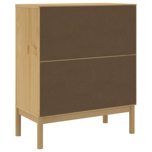 Chest of drawers FLORO wax brown solid pine