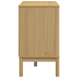 Chest of drawers FLORO wax brown solid pine