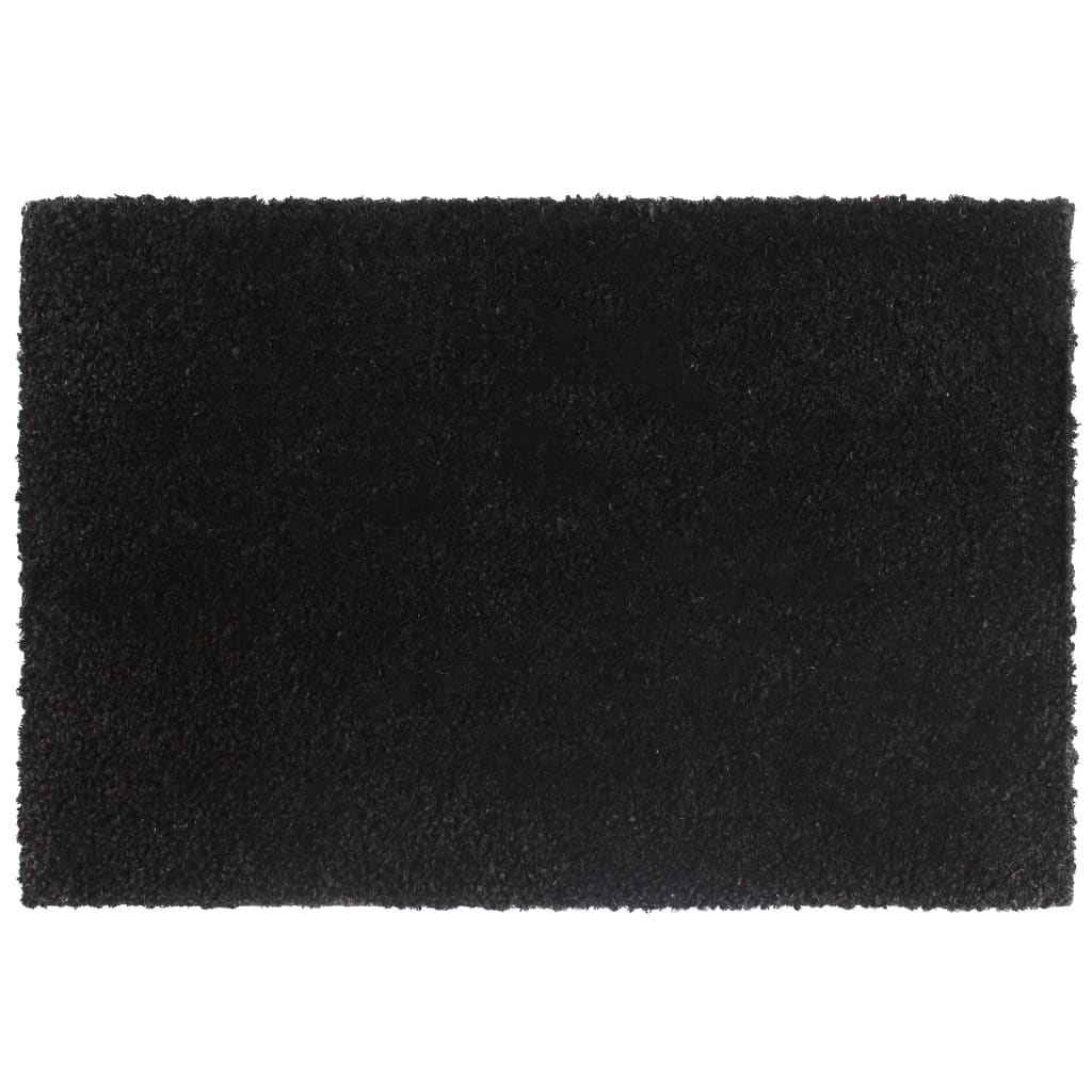 Doormats 2 pcs black 40x60 cm tufted coconut fiber