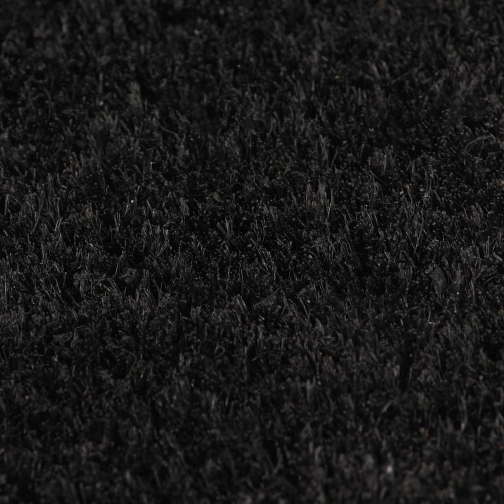 Doormats 2 pcs black 40x60 cm tufted coconut fiber