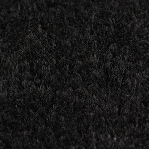 Doormats 2 pcs black 40x60 cm tufted coconut fiber