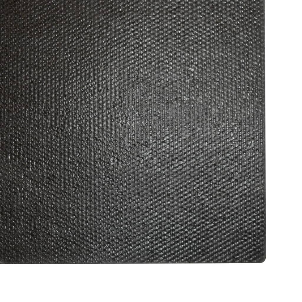 Doormats 2 pcs black 40x60 cm tufted coconut fiber