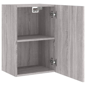 Wall-mounted TV benches 2 pcs gray sonoma 40.5x30x60 engineered wood
