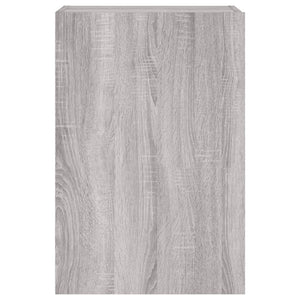 Wall-mounted TV benches 2 pcs gray sonoma 40.5x30x60 engineered wood