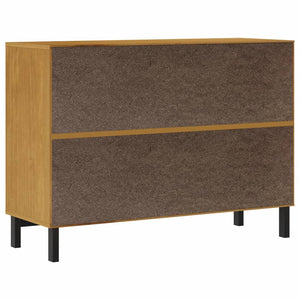Chest of drawers FLAM 110x40x80 cm solid pine wood