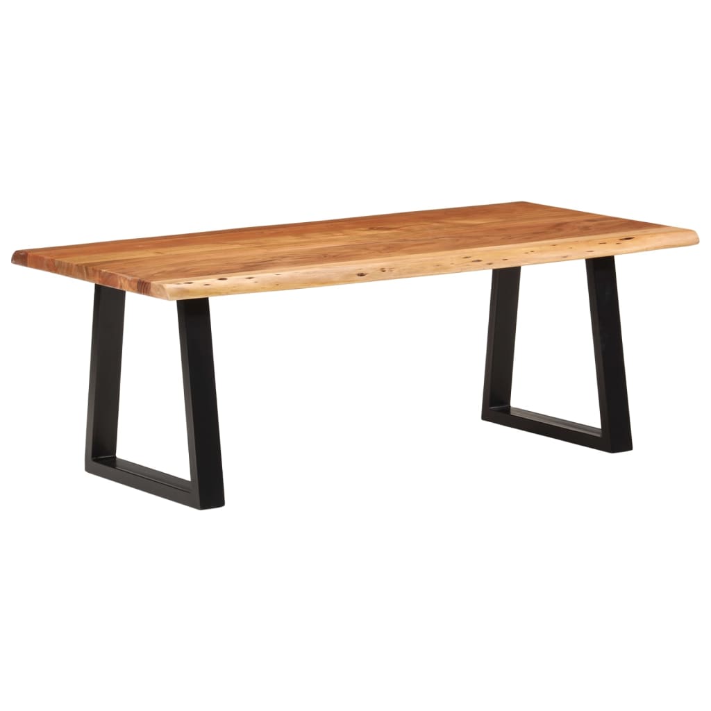 Coffee table 110x55x40 cm solid acacia wood