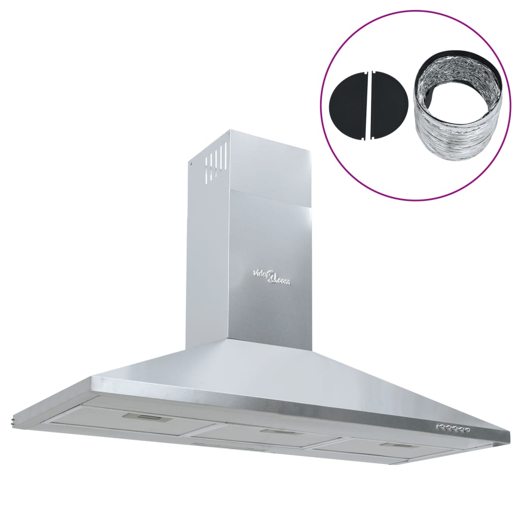 Kitchen hood 90 cm stainless steel