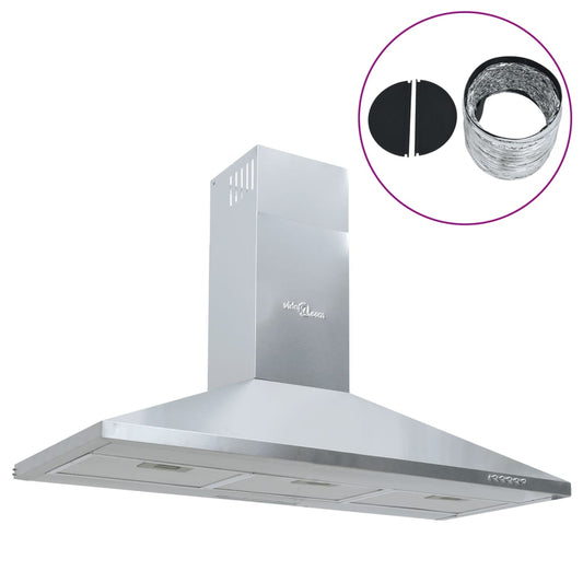 Kitchen hood 90 cm stainless steel