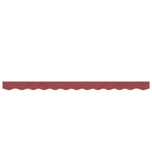 Replacement fabric for awning cover burgundy stripe 3 m