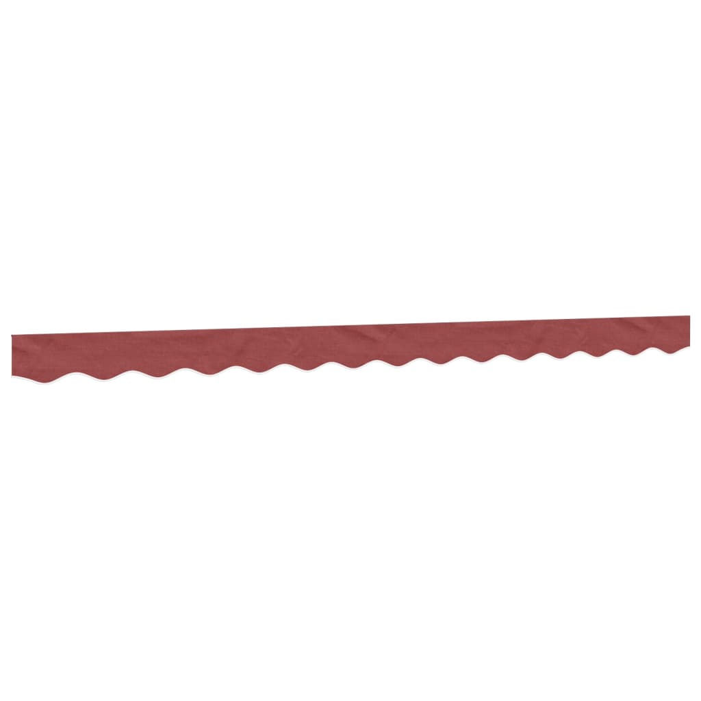 Replacement fabric for awning cover burgundy stripe 3.5 m