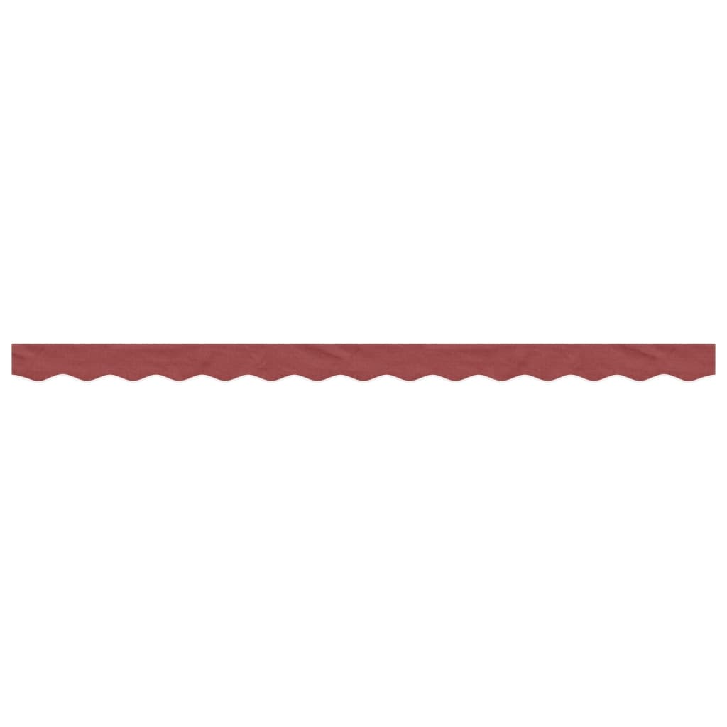 Replacement fabric for awning cover burgundy stripe 3.5 m