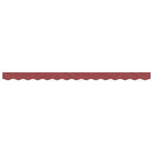 Replacement fabric for awning cover burgundy stripe 3.5 m