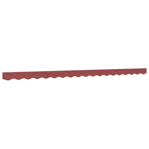 Replacement fabric for awning cover burgundy stripe 4.5 m